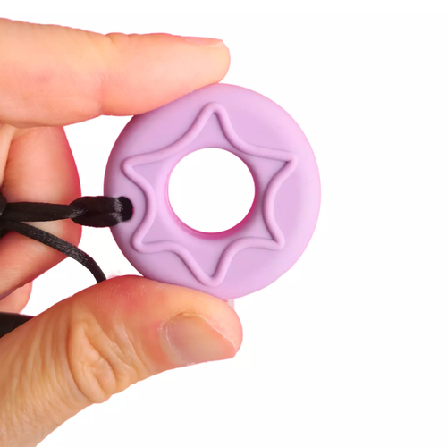 Chewy Doughnut Chewelry Necklace Sensory Biting Aid Chew Toy Kids Autism ADHD UK - Picture 17 of 19