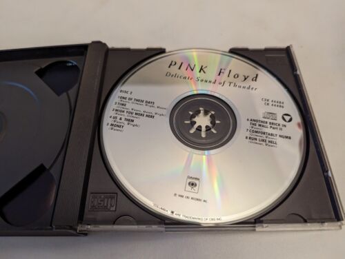 Pink Floyd - Delicate Sound of Thunder (CD, Nov-1988, 2 Discs, Columbia) EUC - Picture 7 of 8