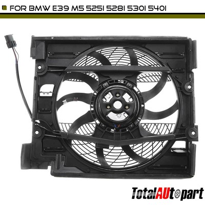 A-Premium Radiator Cooling Fan Assembly with Controller Replacement for BMW 525i 528i 530i 540i M5 1999-2003 A-Premium Radiator Cooling Fan Assembly with Controller Replacement for BMW 525i 528i 530i 540i M5 1999-2003