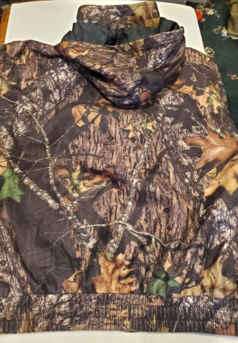 Men's Full Zip Hooded Fleece Jacket Trail Crest® Highland Timber Camouflage XL - Picture 3 of 3