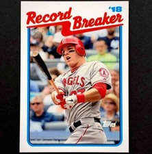 2019 Topps Transcendent MT-89RB Mike Trout VIP Party 1989 Through the Years /83