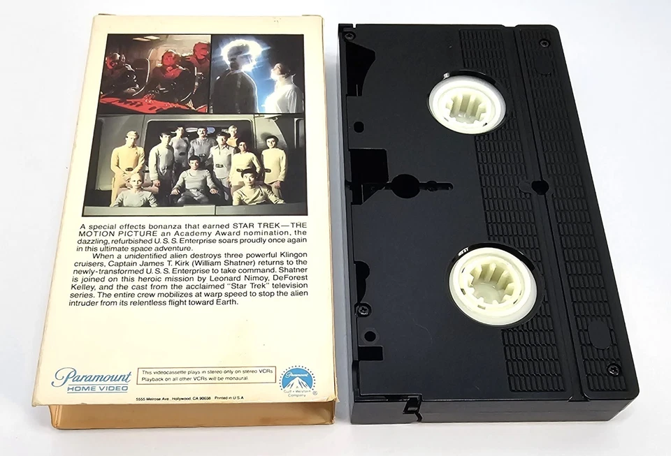 Star Trek The Motion Picture Special Longer Version VHS 1993 - Image 2 of 4