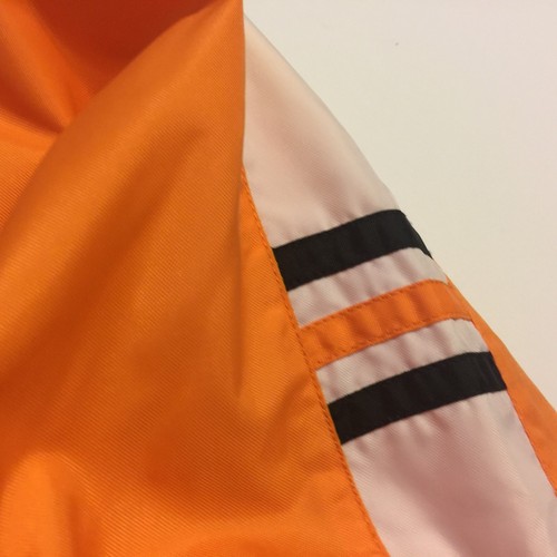 Tennessee Volunteers Adidas Nylon Full Zip Mesh Lined Orange Jacket Coat Mens L - Bild 4 von 8