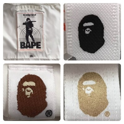 BAPE HUNTING MA-1 Bomber Jacket Blue camo A Bathing Ape Size 2XL