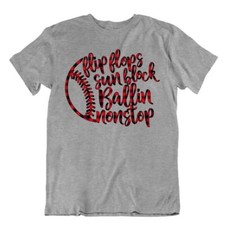 Softball Sport T-Shirt Tee Shirt Gift Cool Present Cute Funny Play Joke Hiphop