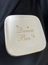 Queen Bee Porcelain/Ceramic Trinket Dish