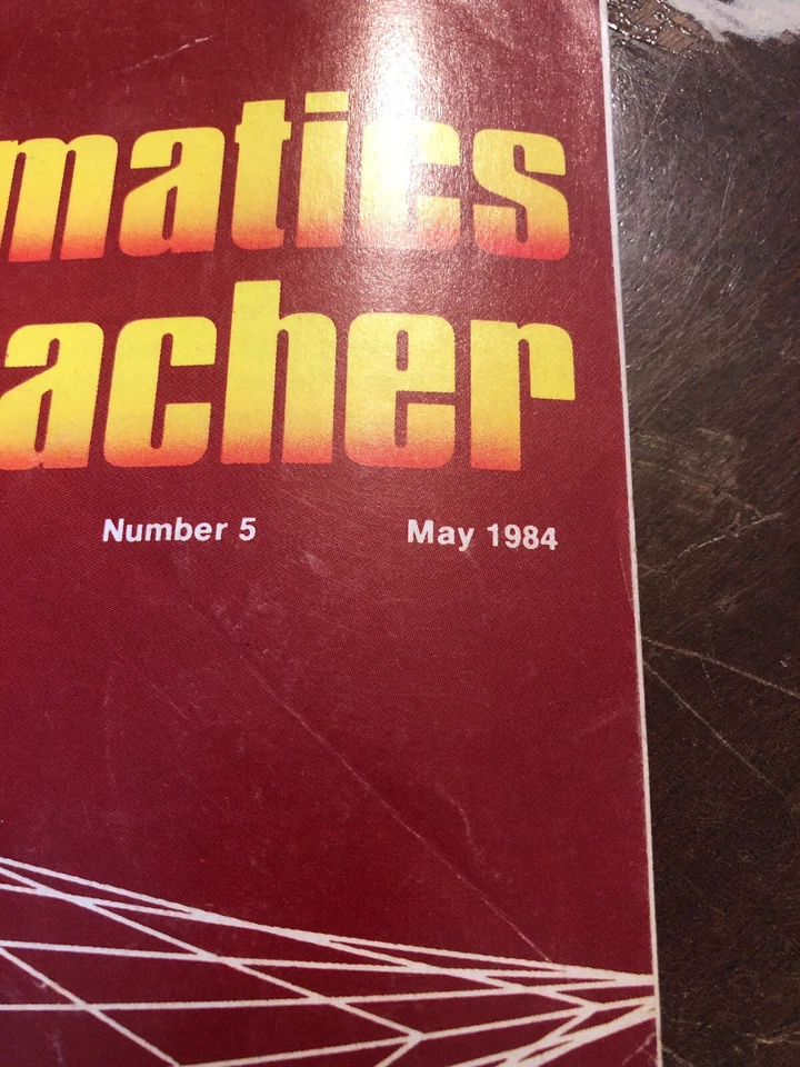 The Mathematics Teacher May 1984 Natl Council Of Teachers Of Mathematics Mag - Image 2 of 4