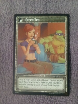 2004 Teenage Mutant Ninja Turtles Trading Card Game 1st Edition Green Tea 
