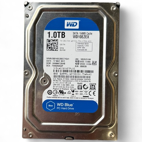 Western Digital WD Blue WD10EZEX 1 TB SATA III 3.5 in Hard Drive