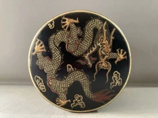 Chinese Lacquerware HandPainte Exquisite Dragon Pattern Boxe 10923