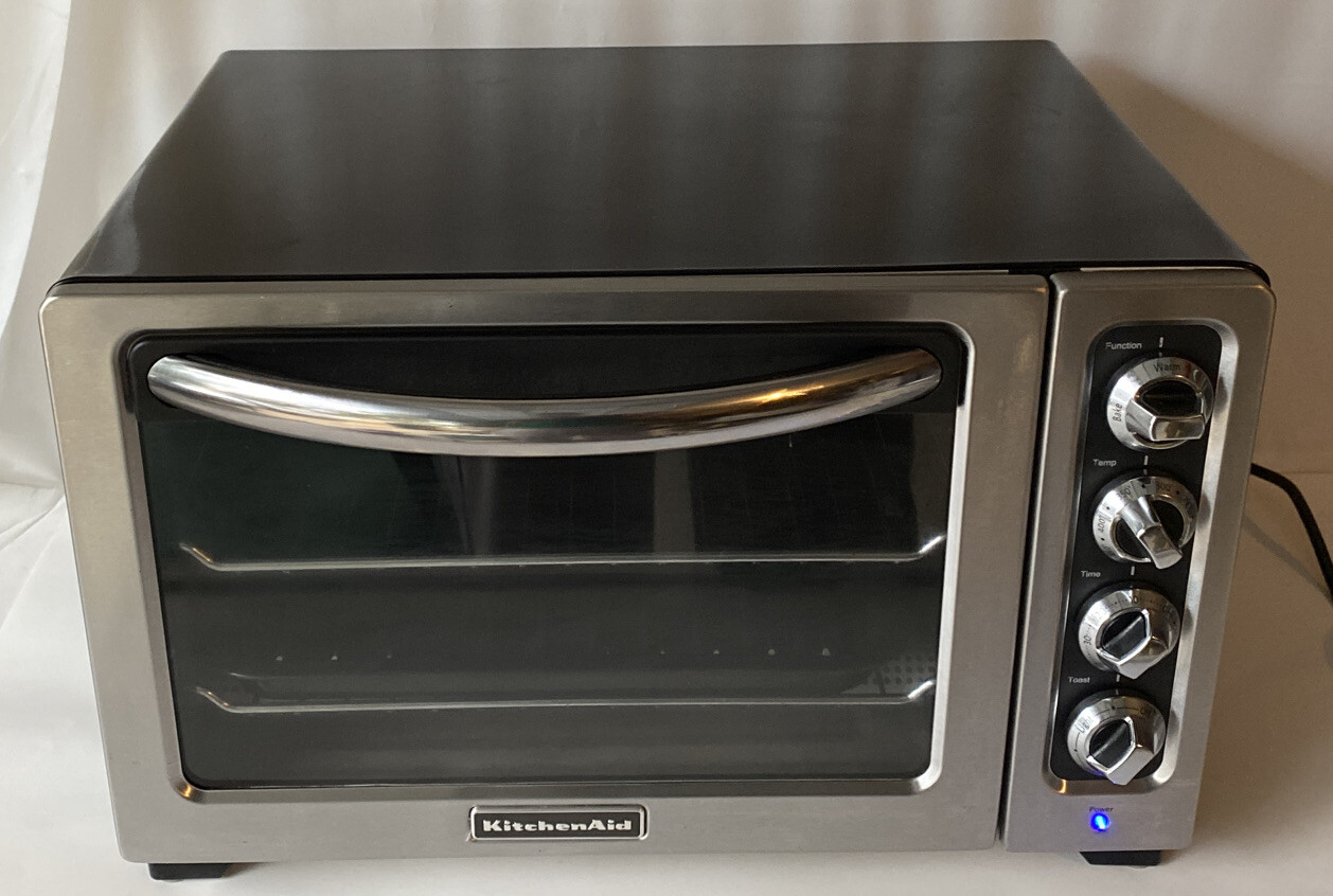 KitchenAid KCO222OB 12" Compact Stainless Steel Toaster Oven Pans