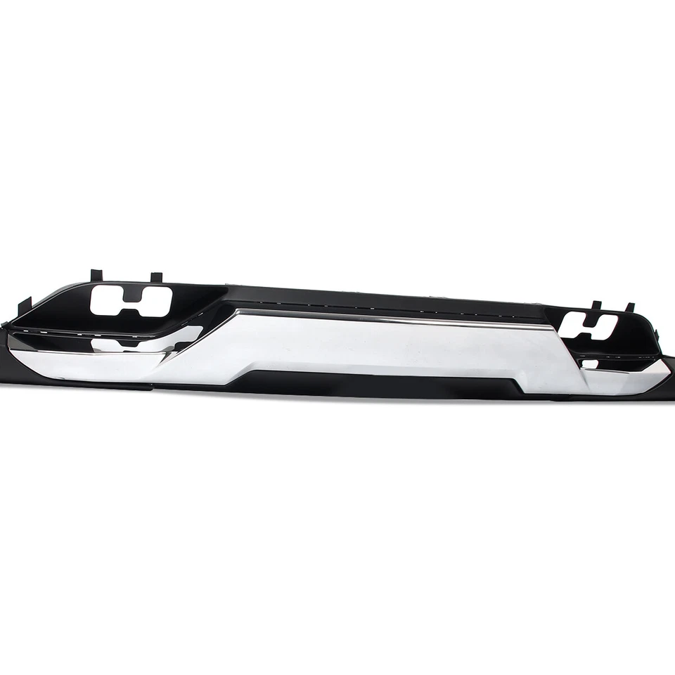 Para Silverado 1500 2016-2019 con cenefa de parachoques delantero Z71 y placa de deslizamiento cromada Foto 3 de 4