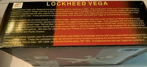 Liberty Classics 1932 Lockheed Vega Model 5 Airplanes - Picture 5 of 6
