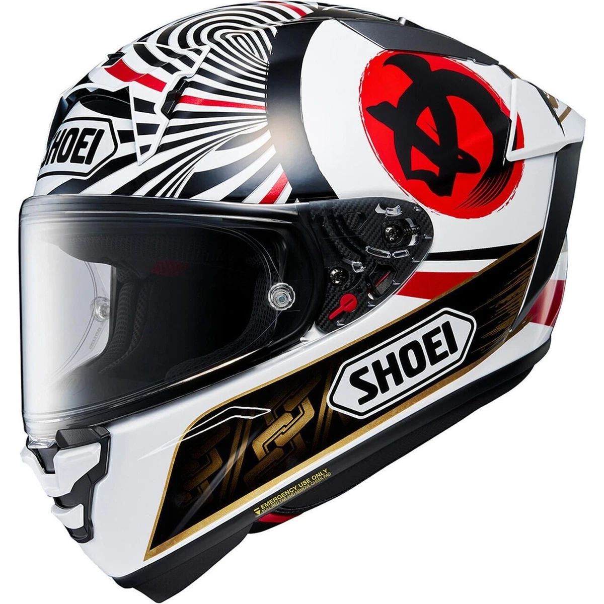 SHOEI Marlboroフルフェイスヘルメット Lサイズ SHOEI Multicolor Size XXL Motorcycle & Powersports Helmets for