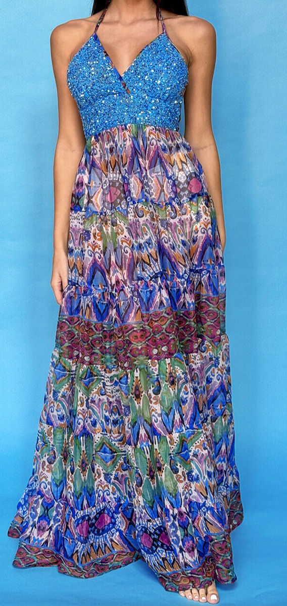 chinese dress ladies Higher Level Sequin Maxi Dress main image 0