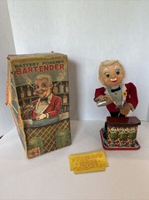 Vtg. 1960's Rosko Battery Powered Bartender Doesn't work Original Box
