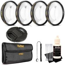 Vivitar 52mm Professional Macro Close Up Kit + Top Kit for All 52mm Lenses