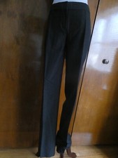 Elie Tahari women's black striped dress pants size 2
