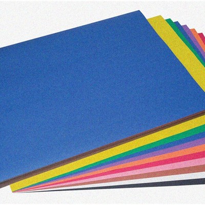 RainbowCraft Construction Paper - Vibrant Assorted Colors f