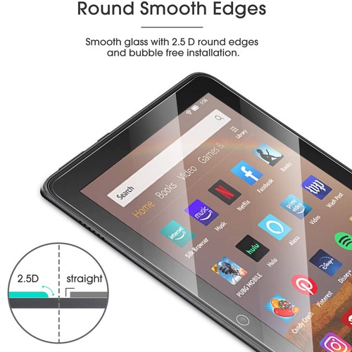 Genuine 100% 9H TEMPERED GLASS For AMAZON KINDLE FIRE HD 8 & 8 Plus 2020 release - Picture 4 of 6