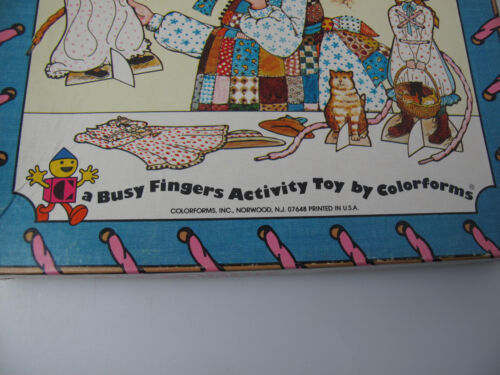 Vintage 1975 Holly Hobbie Colorforms Nähen Set Spielzeug Set 910D - Bild 10 von 10