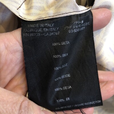 Prada Size 38 100% Silk 23”Brown A Line Pleated Skirt W/ Flowers