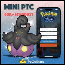 Pokémon PTC Go - Shiny Pumpkaboo Spooky Costume Super Size - 80K Stardust
