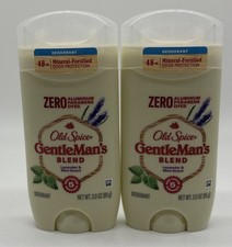 2x Old Spice Gentleman  s Blend Deodorant Aluminum Free Lavender  Mint 3 Oz