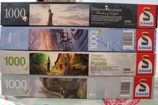 Puzzle Konvolut 4 x 1000 Teile Schmidt Puzzle...