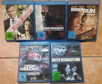 Filmpaket Money Monster, Unhinged, Border Run, Open Windows, Unter Beobachtung