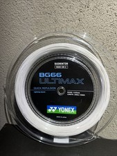 New Yonex BG66 Ultimax Reels. White. BG66UM-2 200M Reel String