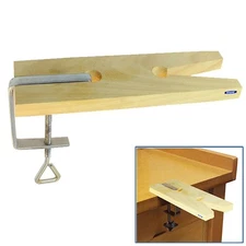 Jewelry Bench Pin Wood Peg Clamp Slotted V Clamp for Jewelers Bench Workbench