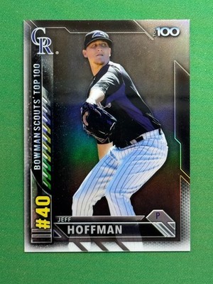 2016 Bowman Baseball Bowman Scouts' Top 100 #BTP-40 Jeff Hoffman