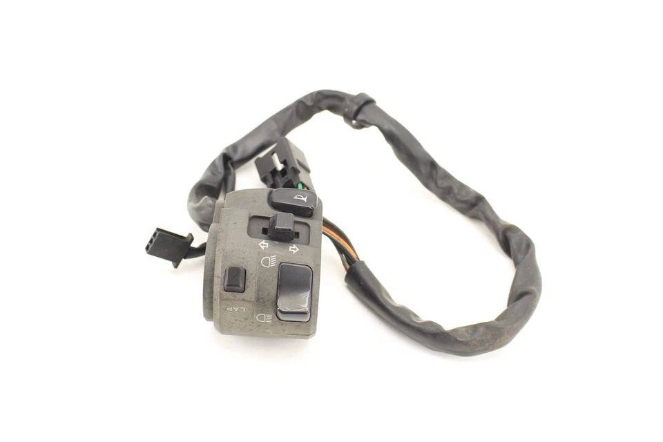 Kawasaki Ninja ZX6R ZX600P 2007 OEM clip izquierdo en mango bocina interruptor de señales Foto 3 de 4