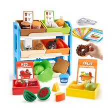 Play Food Sensory Toys for Toddlers and Color Sorting Toy, 60 Piec... Fast Ship