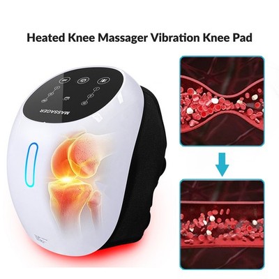 Knee Massager for Joint Pain Relief Stiffness Recovery Mobility Support Cordless