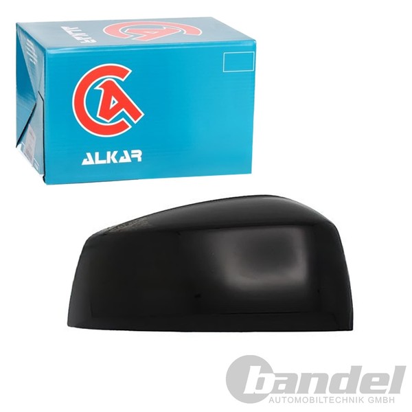 Alkar Spiegelkappe Schwarz Glatt Links Passend FüR Ford Tourneo VW Caddy-image