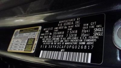 Engine ECM Electronic Control Module US Built Fits 23 SPORTAGE 12626088