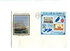 Isle of Man 1984 Links with Falklands Min Sheet FDC