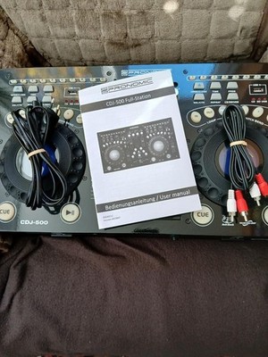 Pronomic CDJ-500 Full-Station Doppel-CD-Player für DJs neuwertig