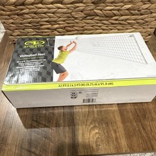 Athletic Works Volleyball Net 32x3 ft Tarpaulin Tournament Dowel Side Tapes
