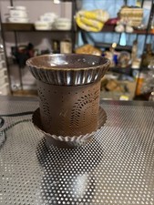 Rustic Electric Wax Warmer With Glass Lid