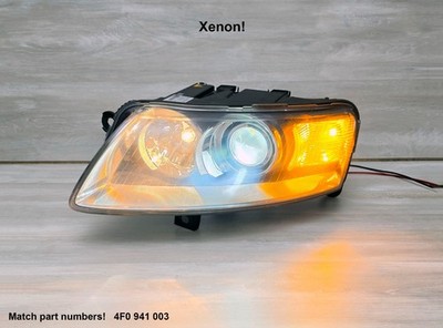 2005-2008 AUDI A6 C6 LEFT LH DRIVER HEADLIGHT XENON HID HEADLAMP 4F0941003 OEM