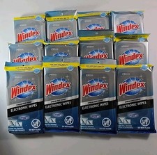 Windex Electronic Cleaning Wipes,Pre-Moistened Screen Wipes 12 Packs Of 25