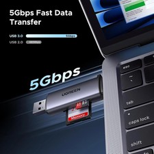 UGREEN USB C USB 3.0 Micro SD Card and Memory Card Reader Adapter