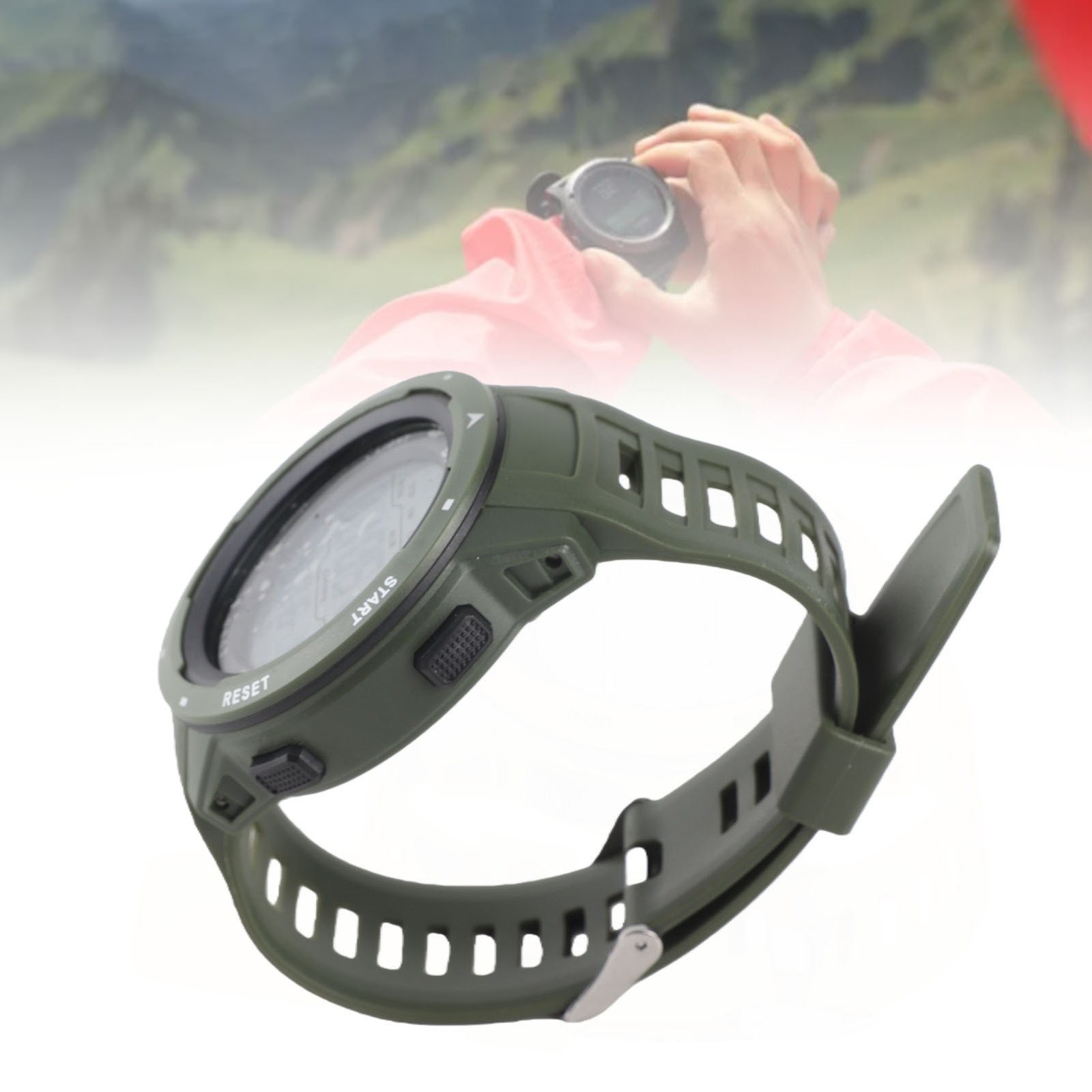 Digital Sports Watch Stylish Waterproof Timing For Outdoor Men Excellent