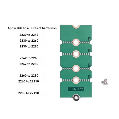 Carte adaptateur SSD M.2 carte d'extension M.2 NGFF SSD rack d'extension Unive6873 - Photo 5/6