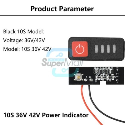 5S/10S Battery Capacity Indicator Module Battery Level Indicator Display Module