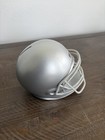 Silver Metallic Open Face Football Helmet Novelty w/ White Facemask DAD — photo 3