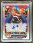 2023-24 Topps Chrome Scoot Henderson Auto RC Refractor #CG-SH Trail Blazers